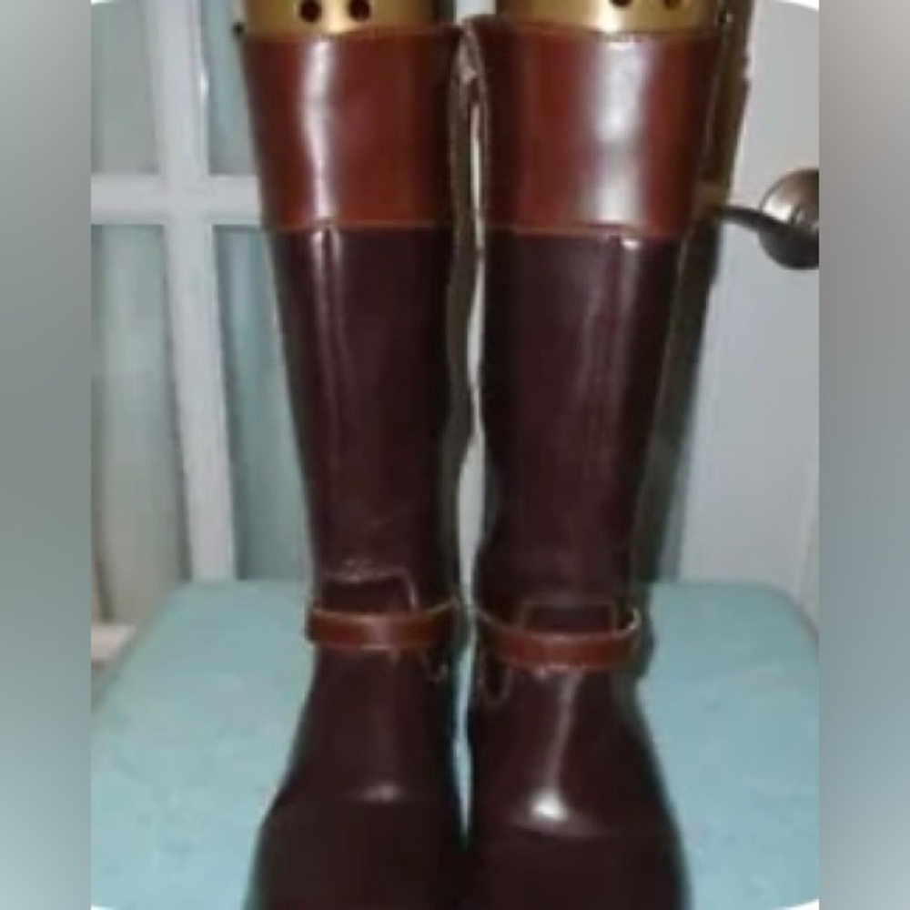 Tommy Hilfiger ridding boots equestrian size 4 brown color